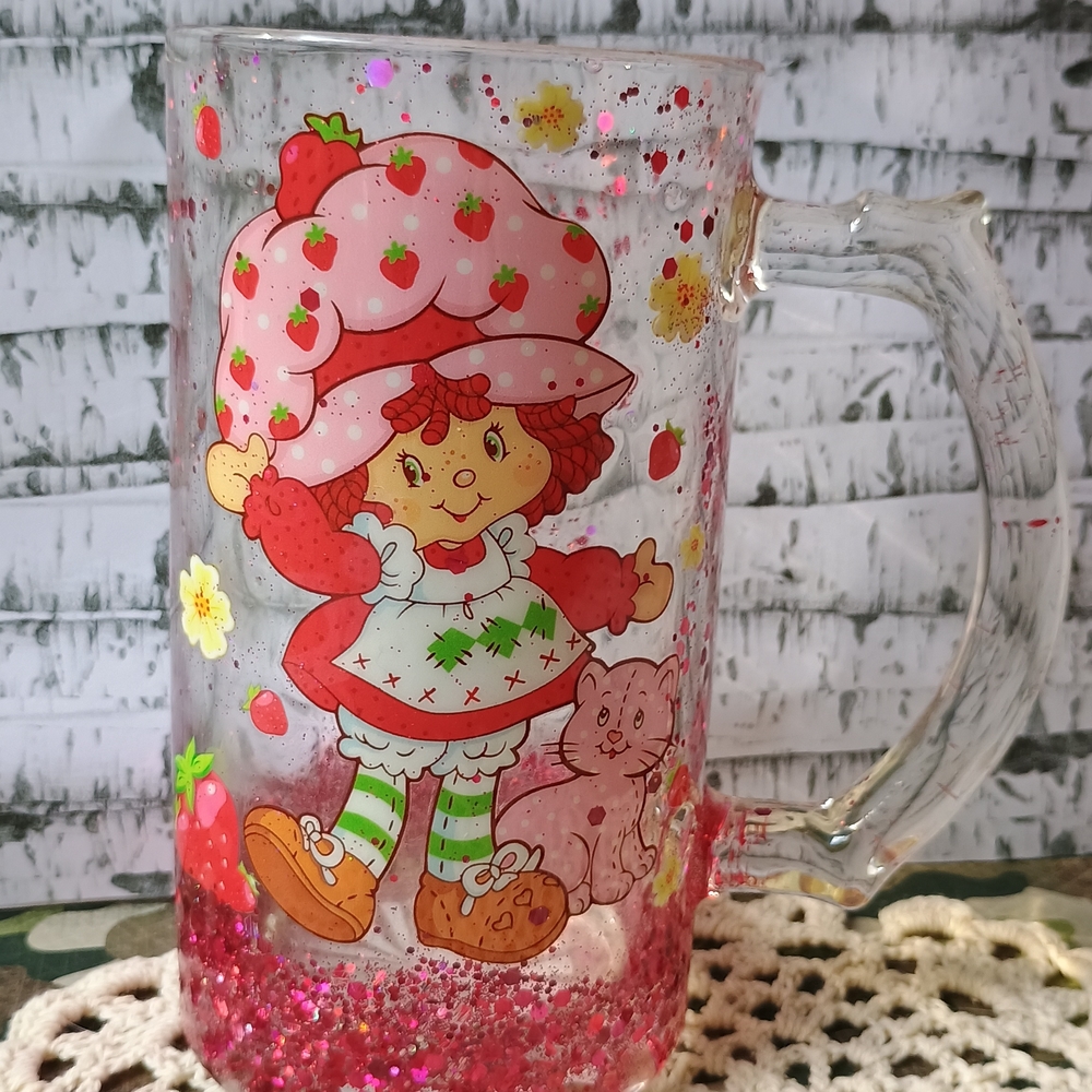 Strawberry Shortcake Glitter Mug